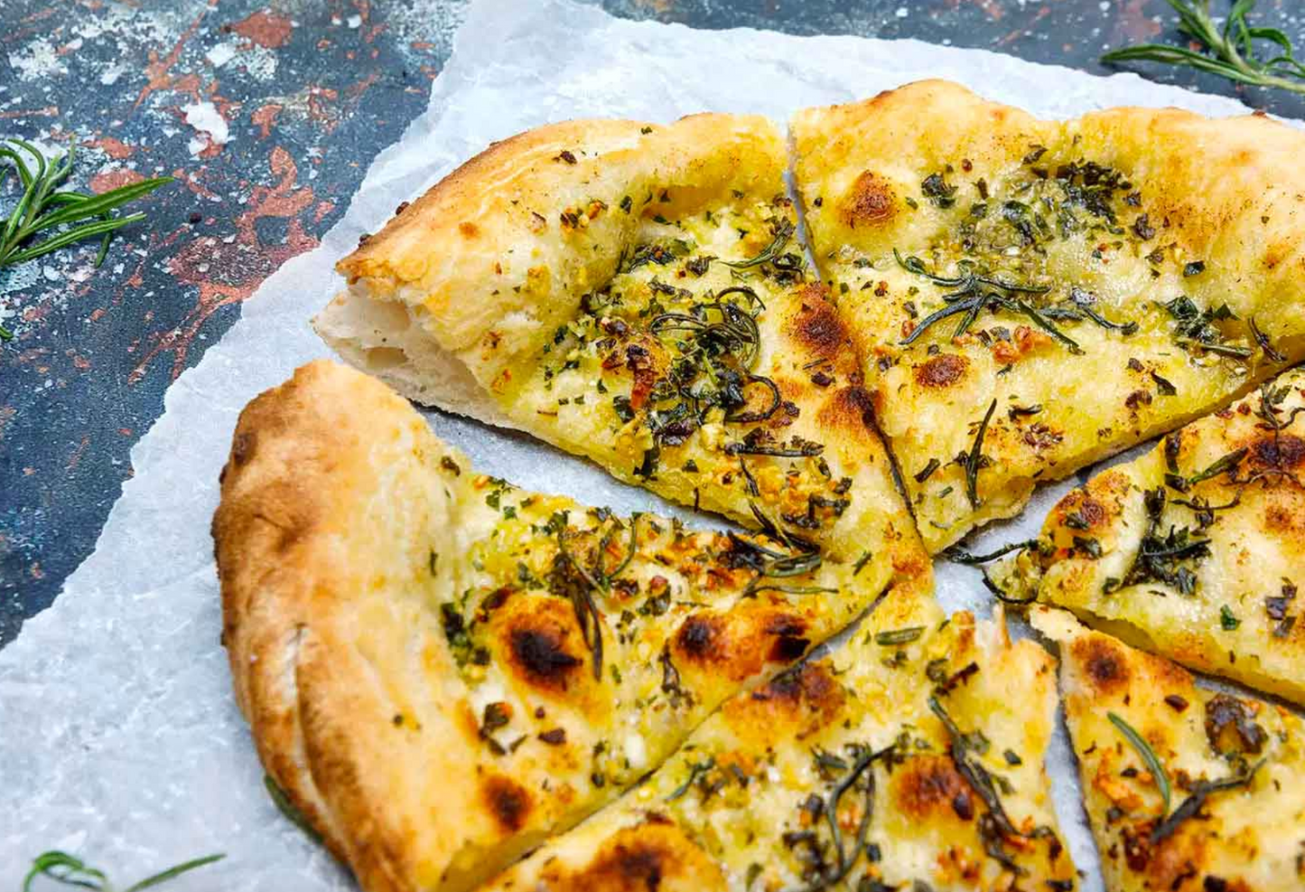 Pizza Bread with Garlic