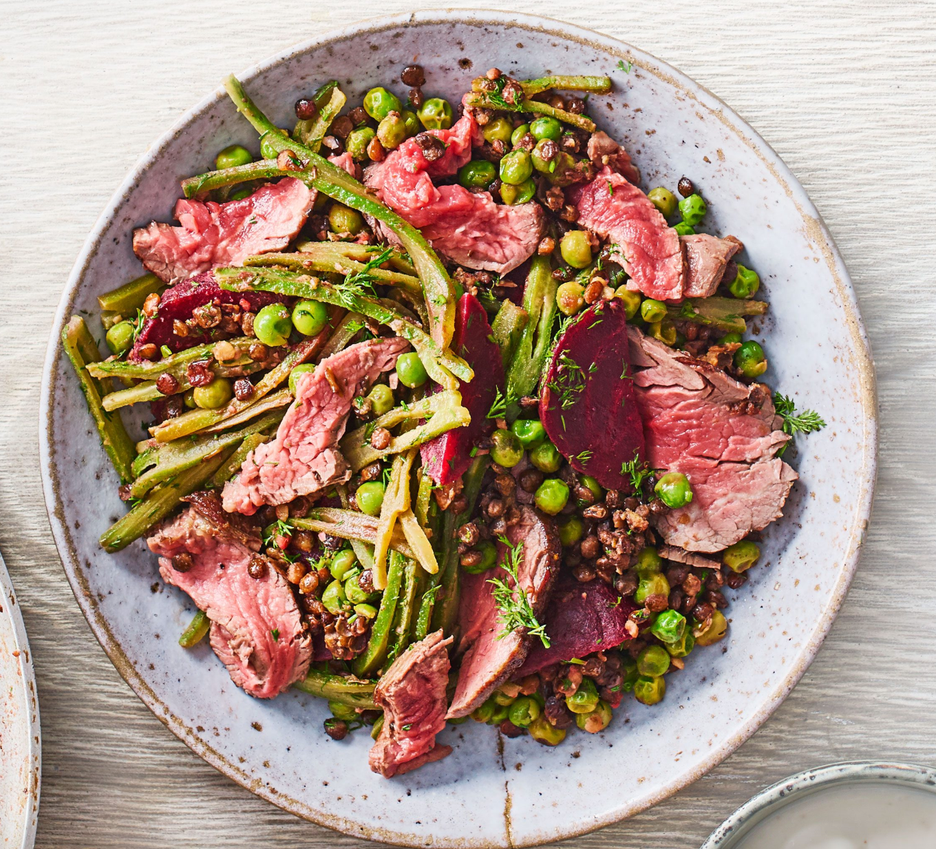 Salat mit Rindersteak