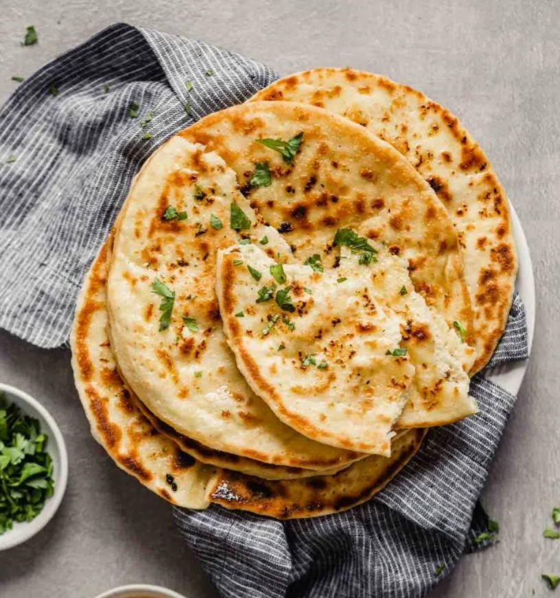 Knoblauch-Naan