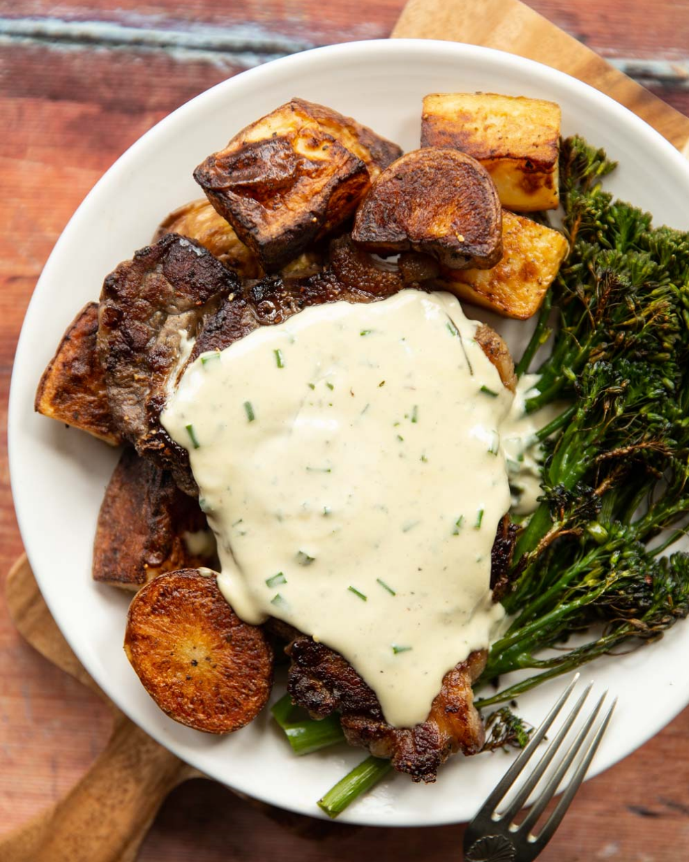 Rinderhüftsteak Gorgonzola